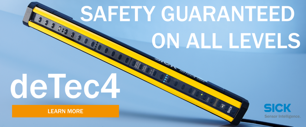 deTec4 guarantees safety on all levels