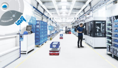 production logistics, Progress toward digitalization in the electronics industry