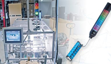 range distance sensor, What’s the holdup? Signal lamp and sensor integration gateway prevent unnecessary machine stops in the production of cardboard trays